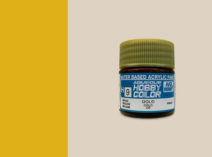Краска акриловая золотистый GOLD,10мл