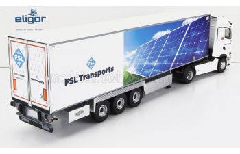 RENAULT T-line High Truck Semi-frigo Fsl Transports (2021), White Blue