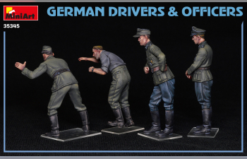 Сборная модель German Drivers & Officers