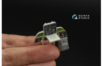 3D Декаль интерьера кабины пилота SBD-2 Dauntless (Trumpeter)