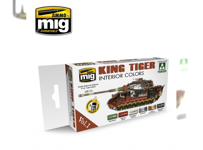 KING TIGER INTERIOR COLOR (SPECIAL TAKOM EDITION) VOL.1