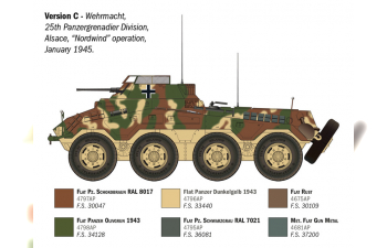 Сборная модель бронеавтомобиль Sd.Kfz. 234/1