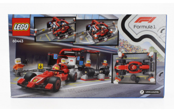 Сборная модель Lego City - F1 Pit-stop & Pit Crew Ferrari (2024) -322 Pcs
