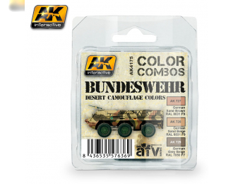 BUNDESWEHR DESERT CAMOUFLAGE COLORS