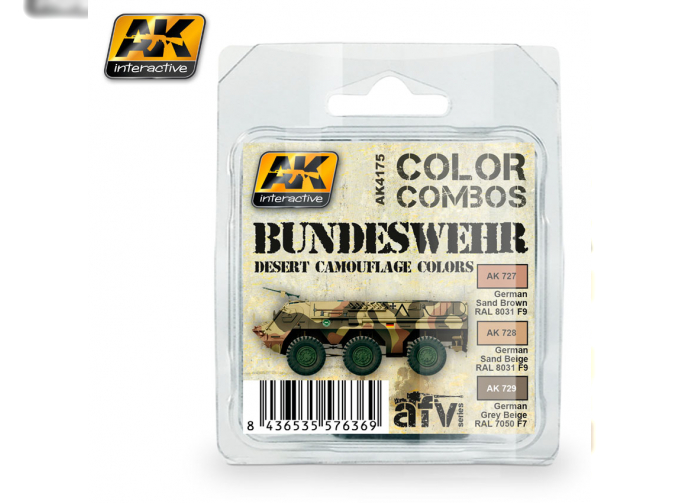 BUNDESWEHR DESERT CAMOUFLAGE COLORS