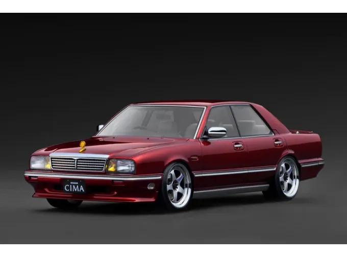 NISSAN Cedric CIMA (Y31), wine red
