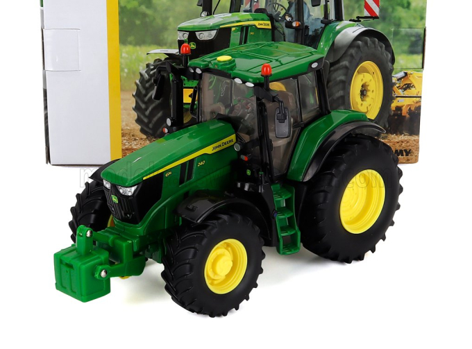 JOHN DEERE 6m 240 Tractor (2018), Green Yellow