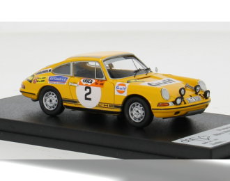 PORSCHE 911S №2, Rally Schweden,B.Waldegaard, L.Helmer (1970), yellow