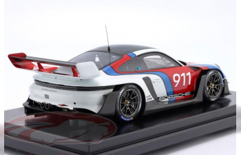 PORSCHE 911 (992) GT3 R Rennsport, red / white / blue / black