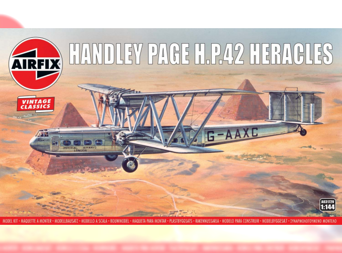 Сборная модель Пассажирский самолет Handley Page H.P.42 Heracles