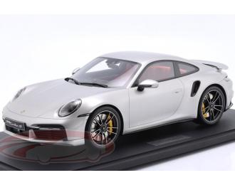 PORSCHE 911 (992.1) Turbo S (2020), silver metallic