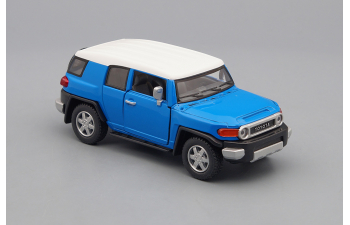 TOYOTA FJ Cruiser, blue / white