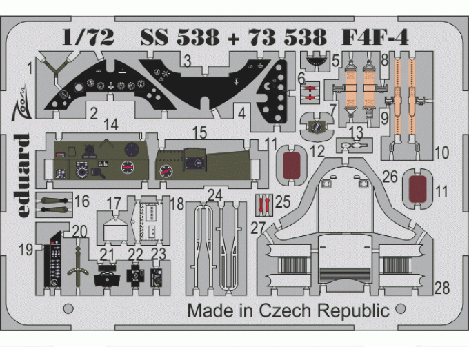 Фототравление для F4F-4