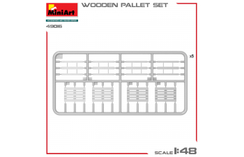 Сборная модель Wooden Pallet Set (1950)