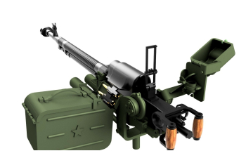 Сборная модель Пулемет ДШК обр. 1944 г., с тановым станком, поздний