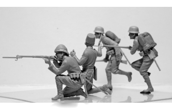 Сборная модель Gallipoli (1915) ANZAC Infantry (4 figures), Turkish Infantry (4 figures)