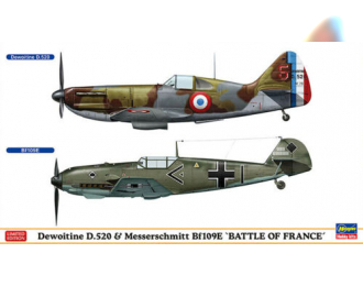 Сборная модель Самолет Dewoitine D.520 and Messerschmitt Bf109E Battle of France