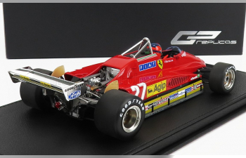 FERRARI F1 126 C2 №27 Belgian Gp (with Pilot Figure) (1982), Gilles Villeneuve, Red