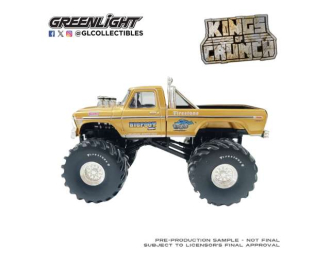 FORD F-250 Monster Truck *Kings of Crunch Series 6* (1974), gold metallic