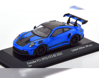 PORSCHE 911 (992) GT3 RS Weissach Package (2023), blue black