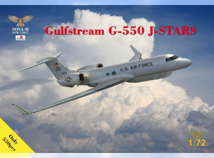 Сборная модель Самолет Gulfstream G-550 J-STARS