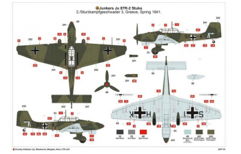 Сборная модель Самолет Junkers Ju87R-2/B-2 Stuka