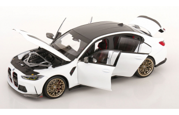 BMW M3 CS G80 (2023), matt-white black
