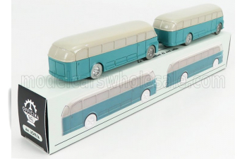 FIAT 666rn Autobus Con Rimorchio Viberti Parigi (1946), Light Blue Grey