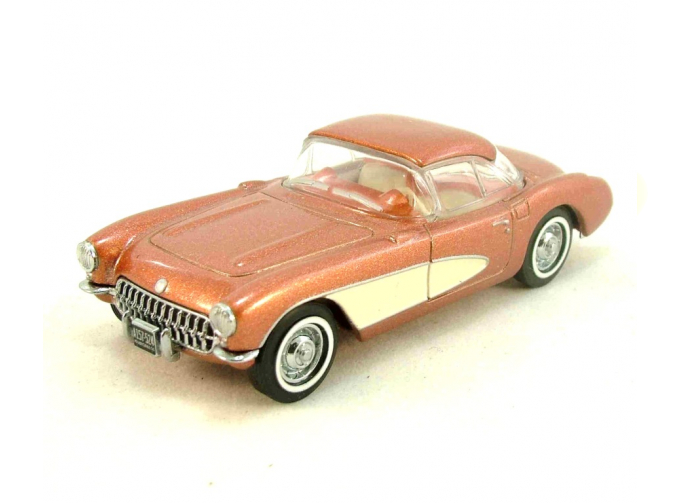 CHEVROLET Corvette (1956), оранжевый с белым