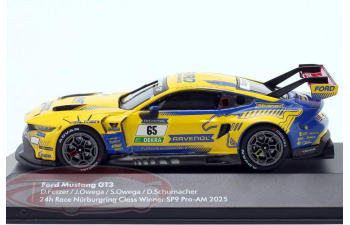 FORD Mustang GT3 №65 24h Nuerburgring Dennis Fetzer, David Schumacher, Salman Owega, Jusuf Owega (2025)