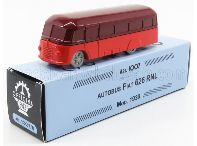 FIAT 626 Rnl Autobus (1939), Red Orange