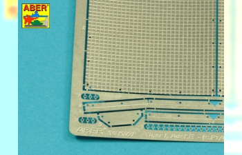 Набор фототравления для передних брызговиков танка Tiger I, E Tunisia 501 abt.
