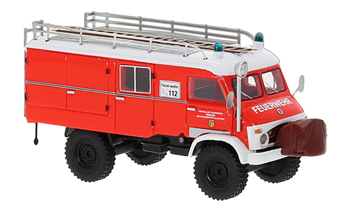 MERCEDES-BENZ Unimog 404 S LF8 Feuerwehr Sibbesse (1962), red/white