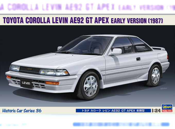 Сборная модель TOYOTA COROLLA LEVIN AE92 APEX EARLY VERSION