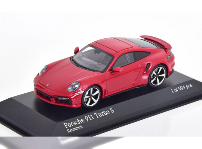 PORSCHE 911 (992) Turbo S Coupe (2020), red