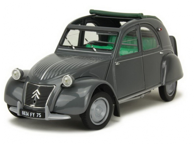 CITROEN 2CV AZL "Malle Bombée" 1957 Grey