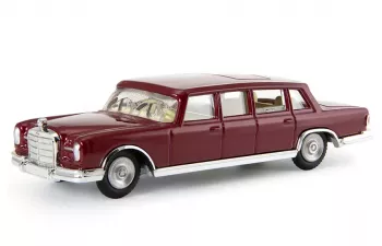 MERCEDES-BENZ 600 Pullman (W100) (1964), dark red