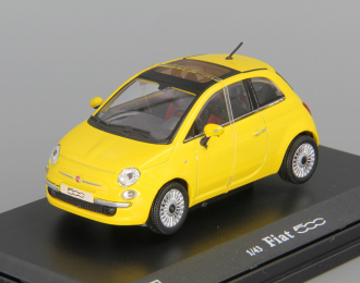 FIAT 500, yellow