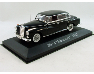 MERCEDES-BENZ 300 d Adenauer (1957), Mercedes-Benz Offizielle Modell-Sammlung 6, черный