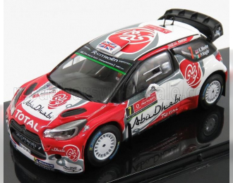 CITROEN Ds3 Wrc Team Total Abu Dhabi №7 Winner Rally Portugal (2016) K.Meeke - P.Nagle, Red White