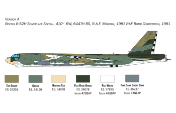 Сборная модель Самолет В-52Н Stratofortress