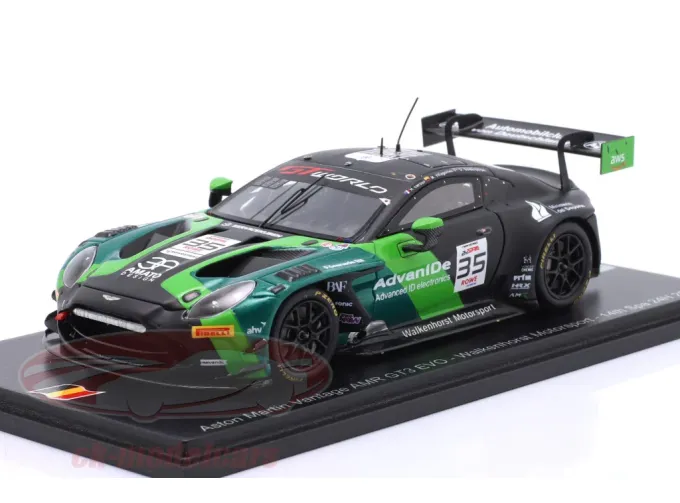 ASTON MARTIN Vantage AMR GT3 Evo №35 Winner Silver Cup 24h Spa 2025 (14th) Romain Leroux, Mateo Villagomez, Oliver Söderström (2025)