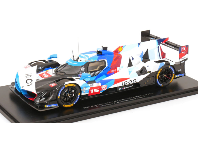 BMW M Hybrid V8 No 15 24h Le Mans, Vanthoor/Marciello/Wittmann (2024)