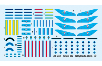 Сборная модель Самолет Tornado ADV