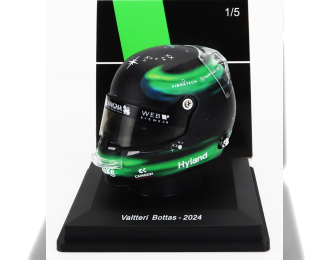 BELL HELMET Casco Helmet F1 Valtteri Bottas Team Stake Kick Sauber №77 Season (2024), Green Black