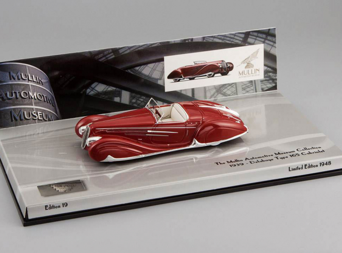 DELAHAYE Type 165 Cabriolet (1939), red