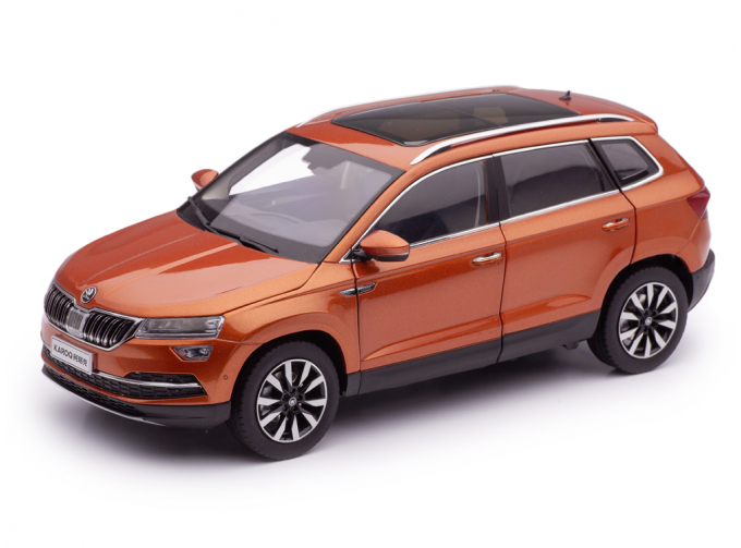 SKODA Karoq рестайлинг (2021), оранжевый металлик