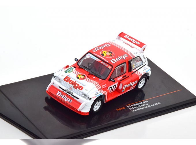 MG Metro 6R4 #D0 "Belge Team" Duez/Rutten Legend Boucles de Spa 2014