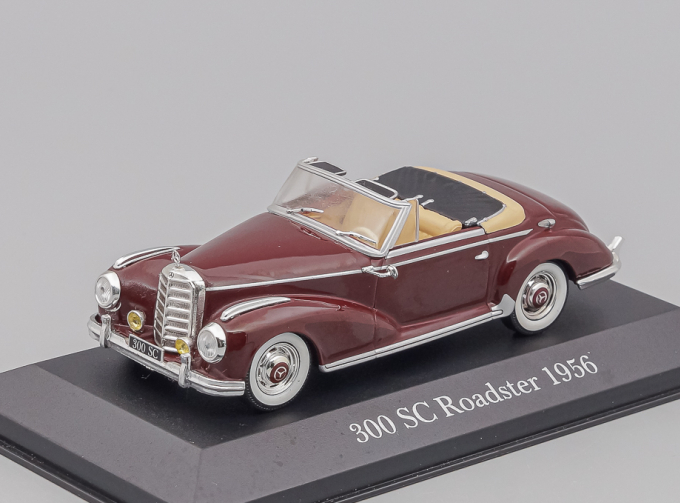 MERCEDES-BENZ 300 S Roadster (1952), Mercedes-Benz Offizielle Modell-Sammlung 9, dark red