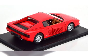 FERRARI Testarossa (1984) - Con Vetrina - With Showcase, red